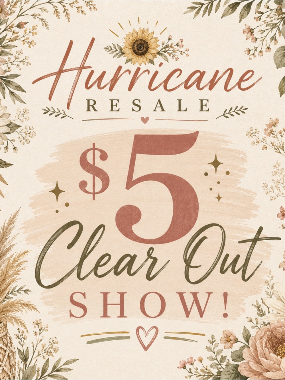 CLEARANCE SALE!! $5 item of Joy!!